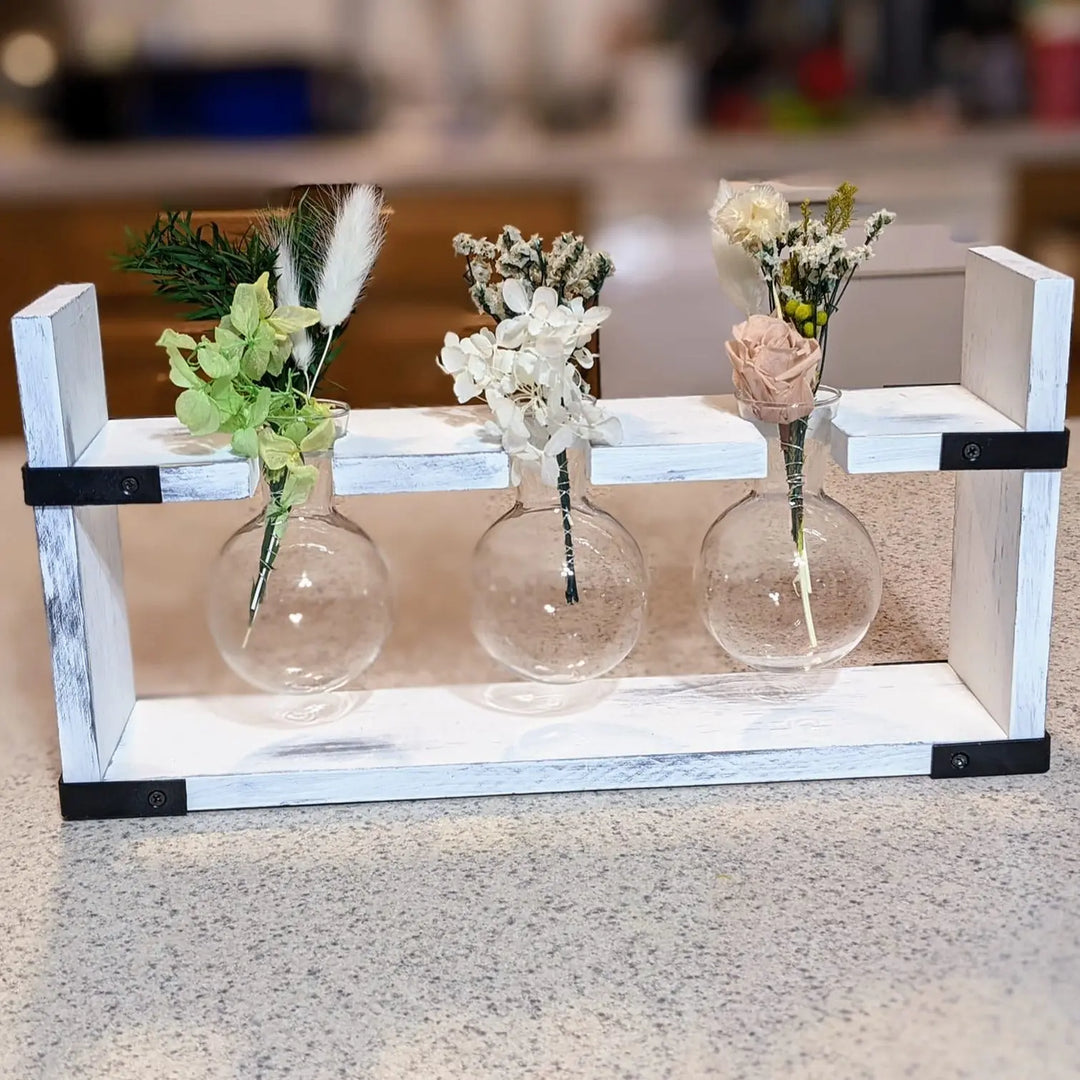 FREE- ORDER ONE PER ORDER - Flower in Waiting Decor Reversible Hand Towel | Towel Collective | Cody, WY