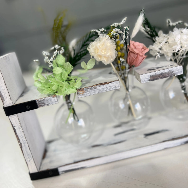 FREE- ORDER ONE PER ORDER - Flower in Waiting Decor Reversible Hand Towel | Towel Collective | Cody, WY